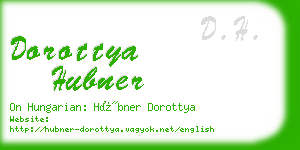 dorottya hubner business card